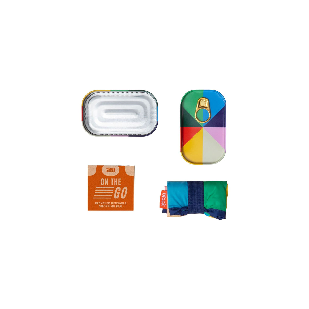 Tinned Goods Recycled Reusable Shopping Bag