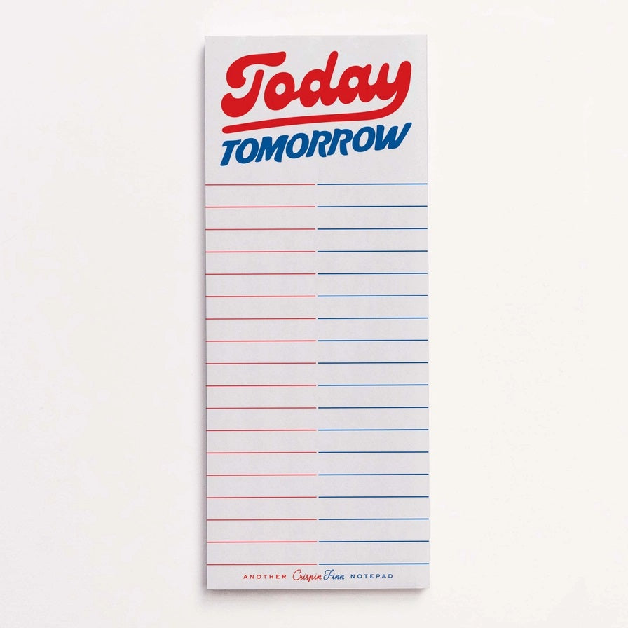 Today Tomorrow Notepad