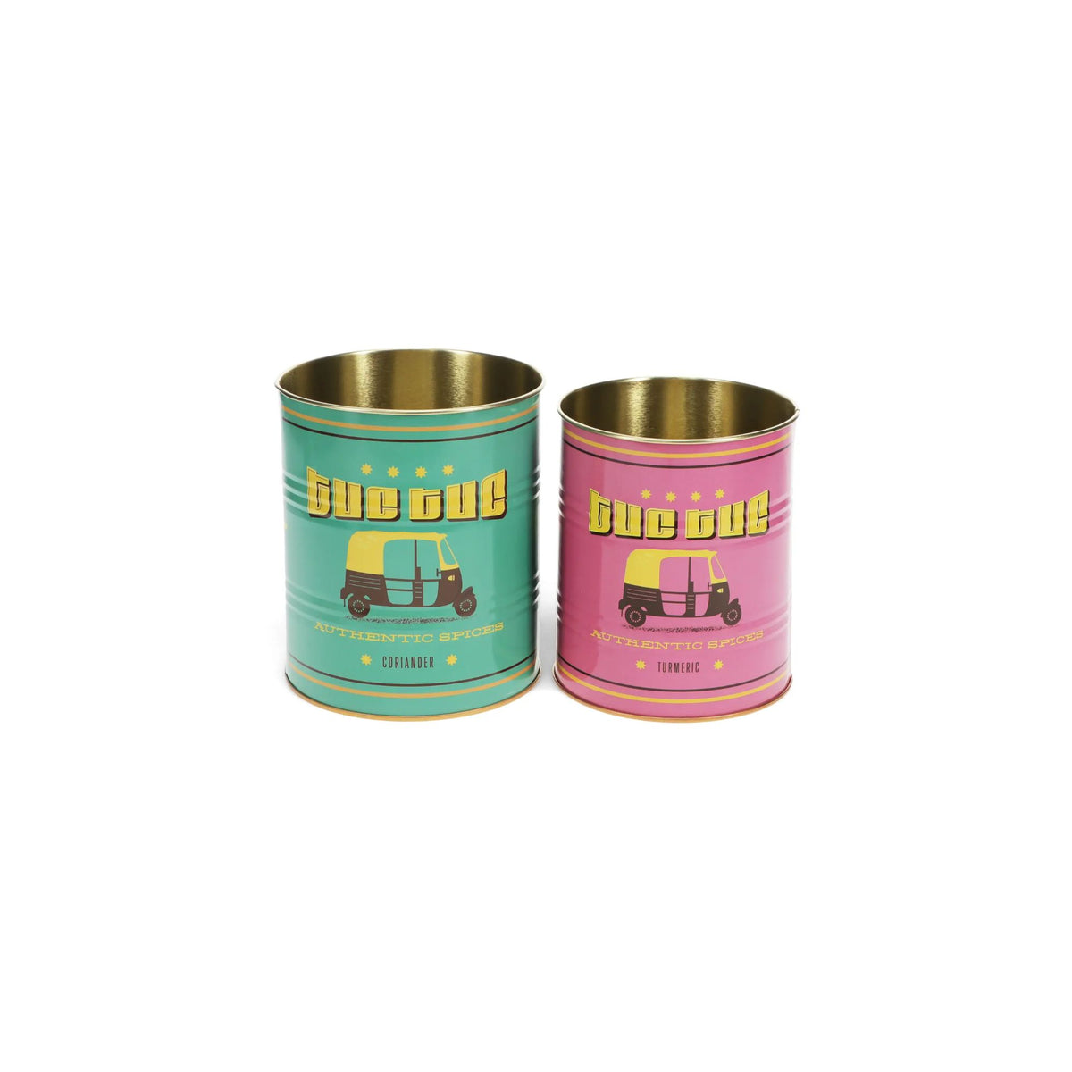Tuc Tuc Set of 2 Storage Tins