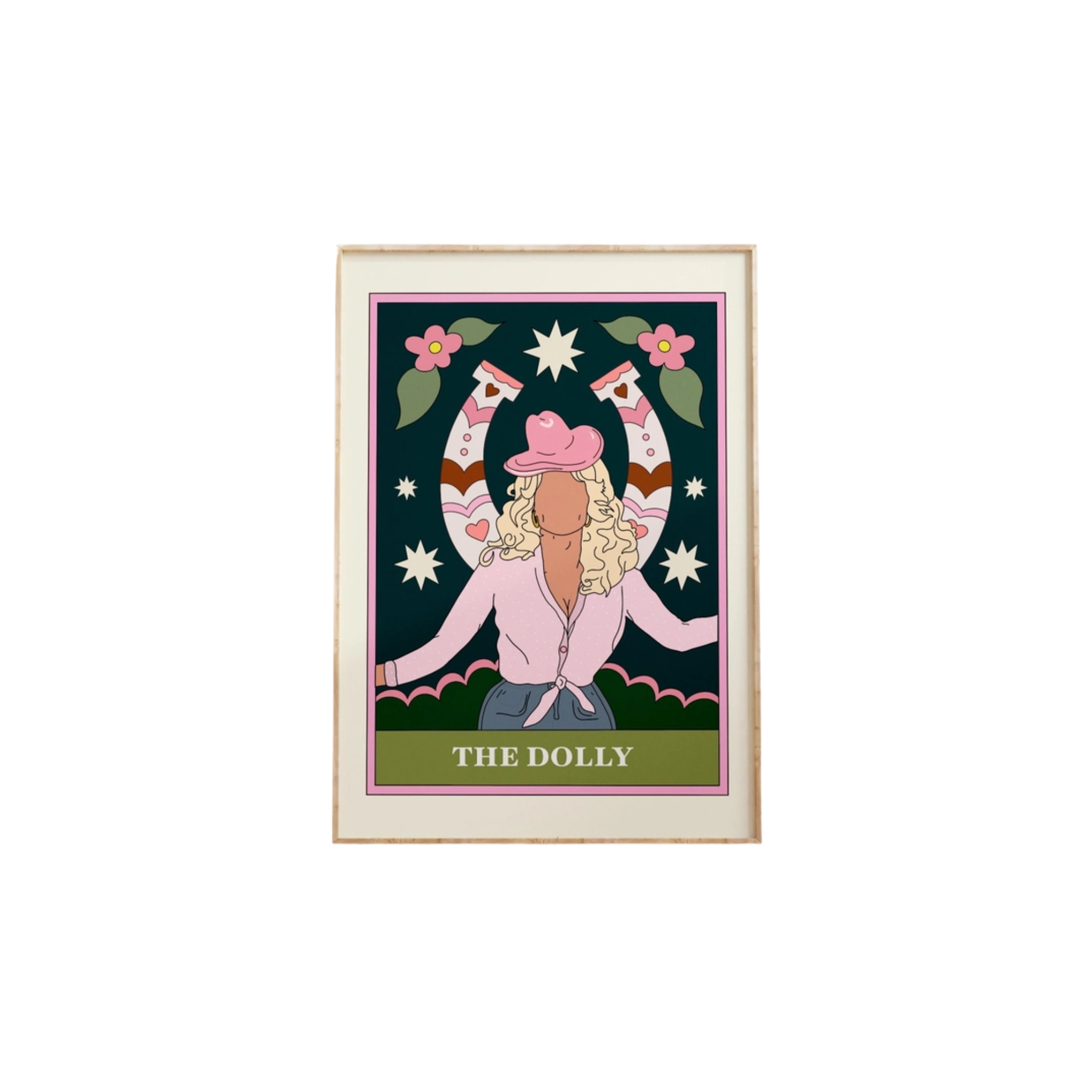 Twisted Rebel Design Dolly Parton Tarot Art Print A4
