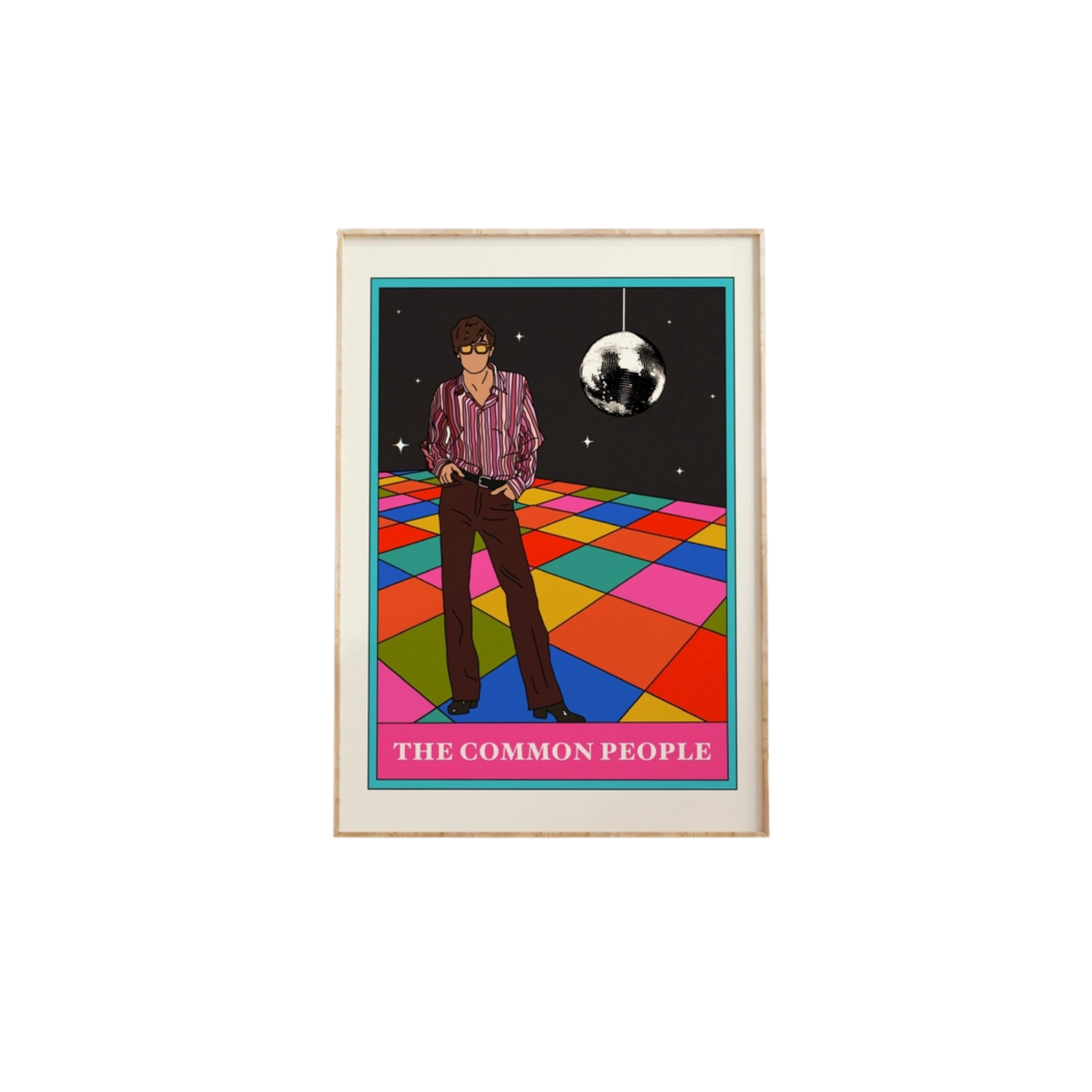 Twisted Rebel Design Jarvis Cocker Common People Tarot Art Print A4