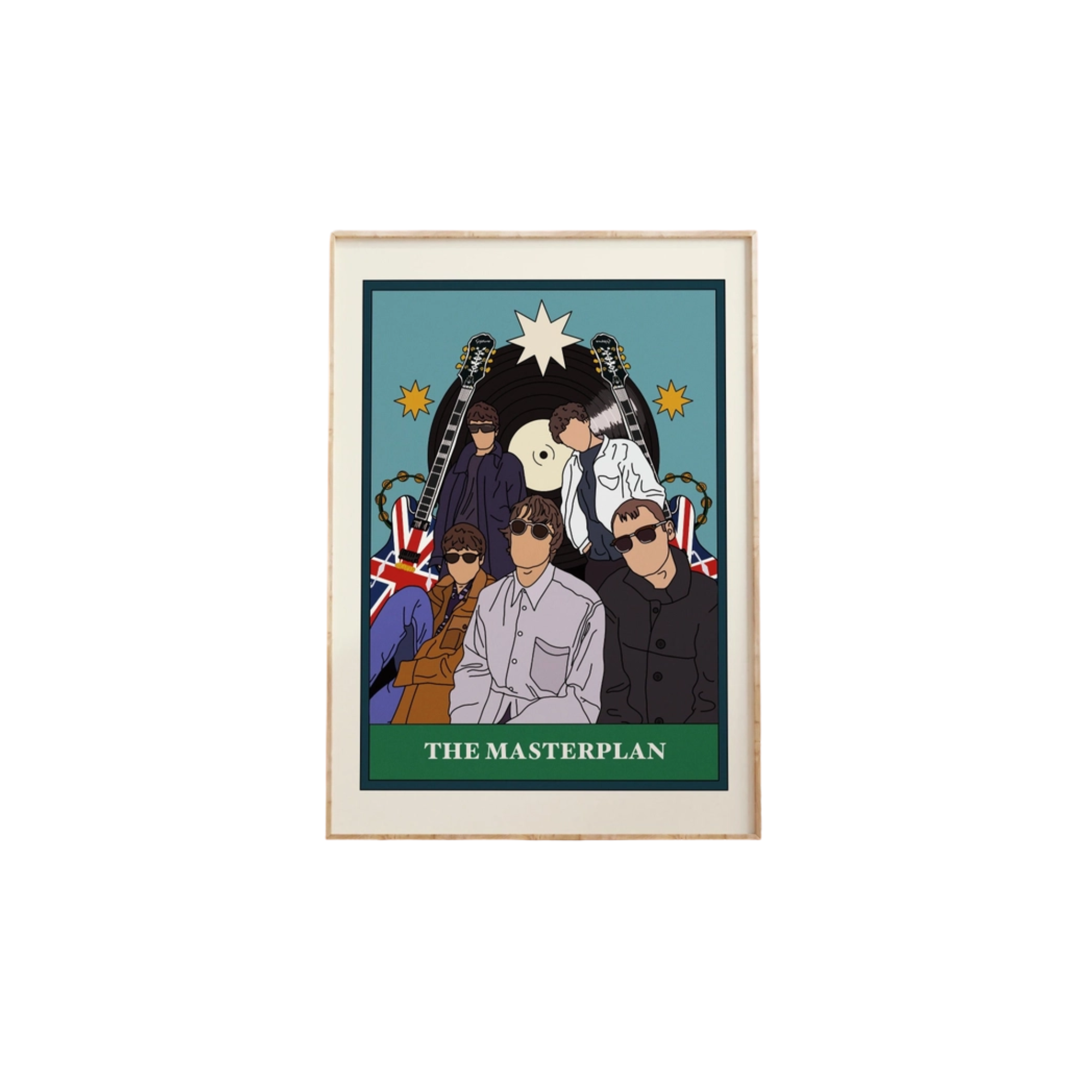 Twisted Rebel Design The Masterplan Oasis Tarot Card Art Print A4