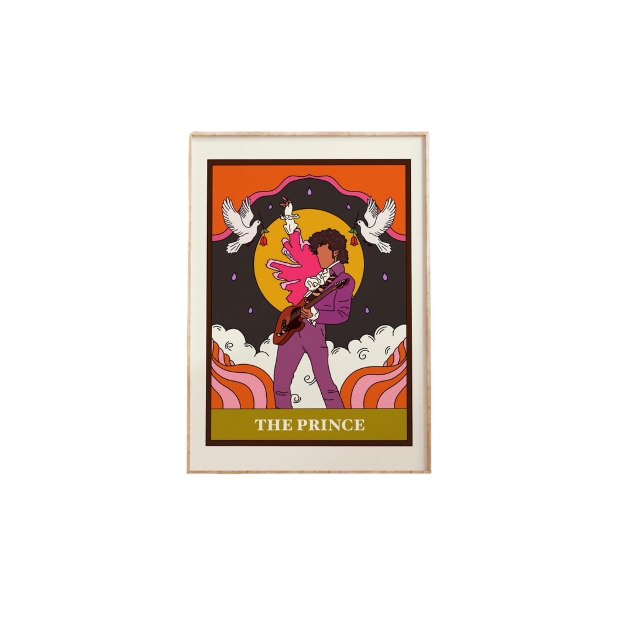 Twisted Rebel Design Prince Tarot Print A4