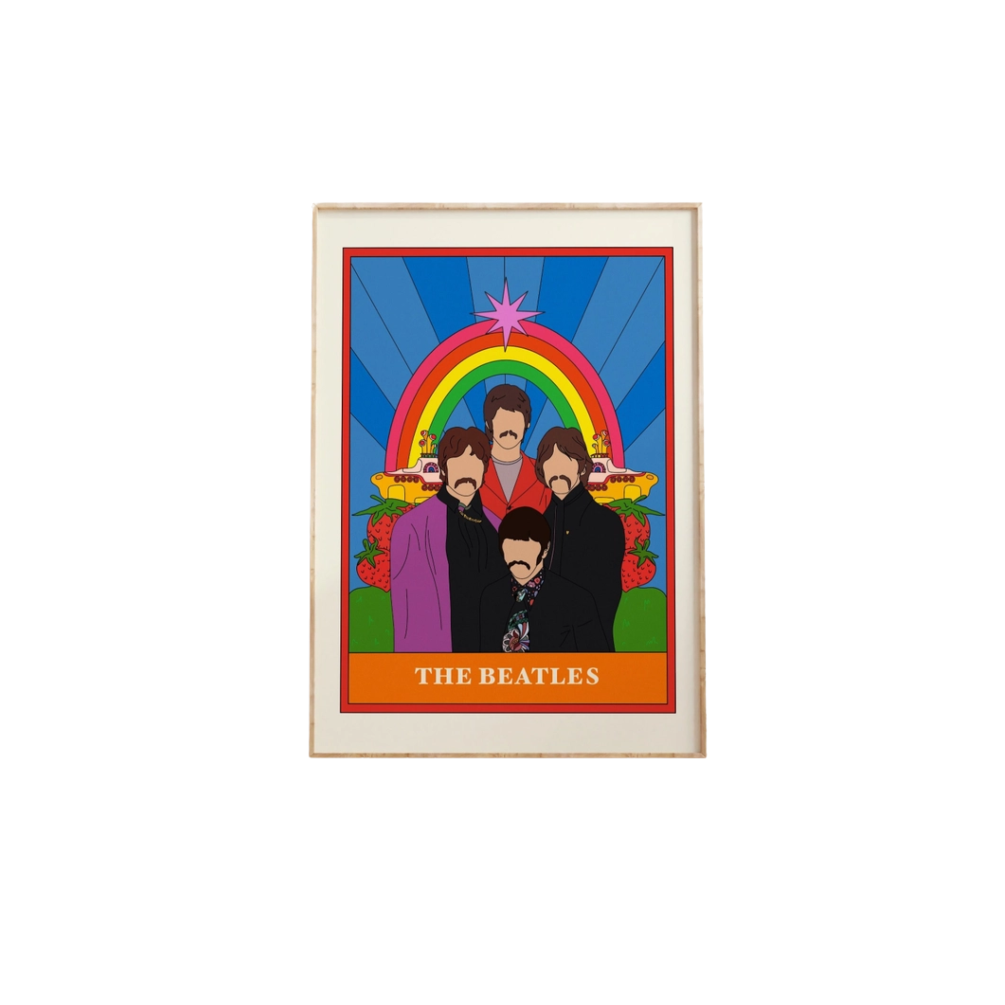 Twisted Rebel Designs The Beatles Tarot Art Print