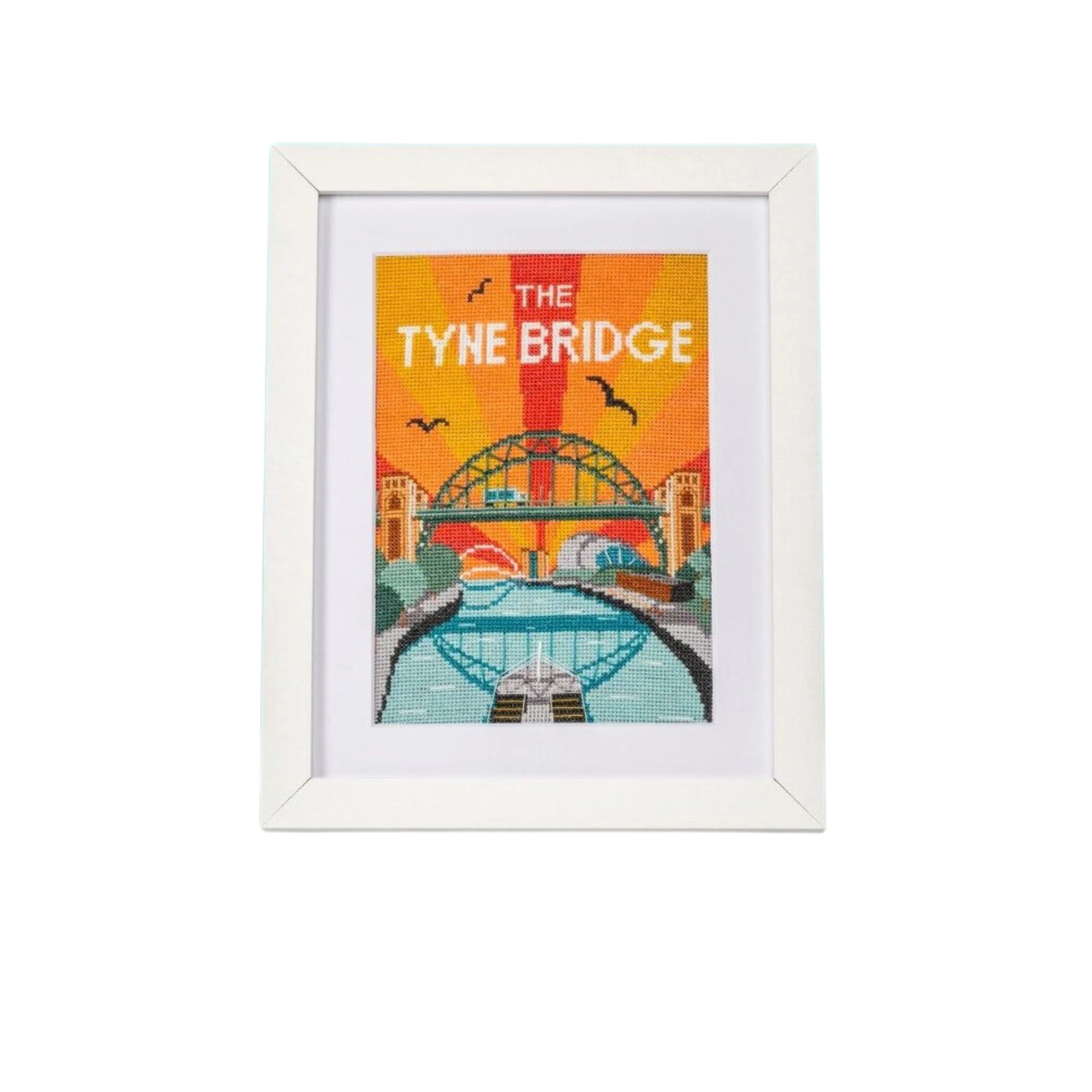 Tyne Bridge Cross Stitch