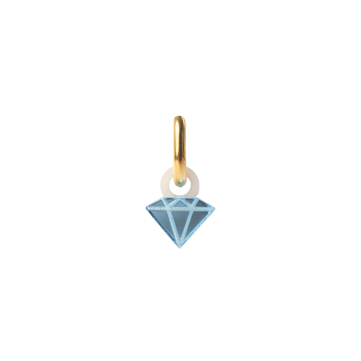 Weezy Pop Blue Diamond Charm