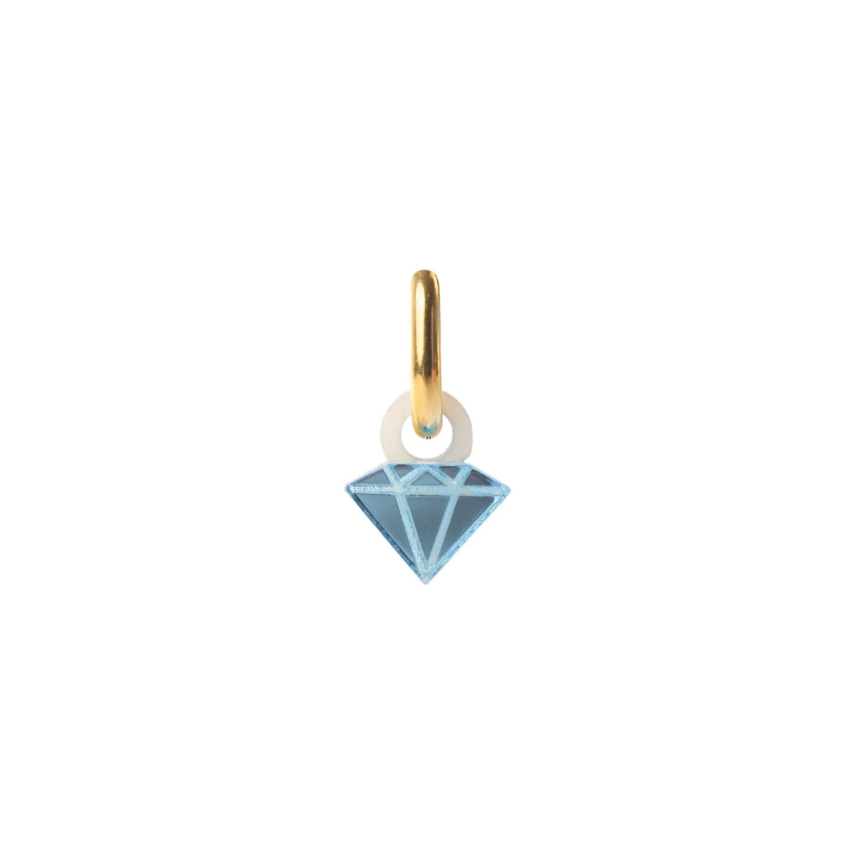 Weezy Pop Blue Diamond Charm