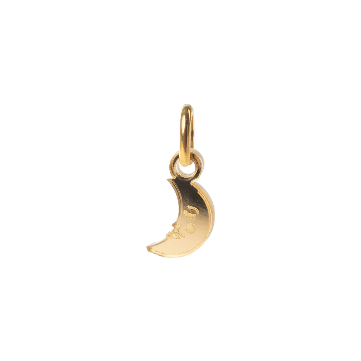 Weezy Pop Gold Moon Charm