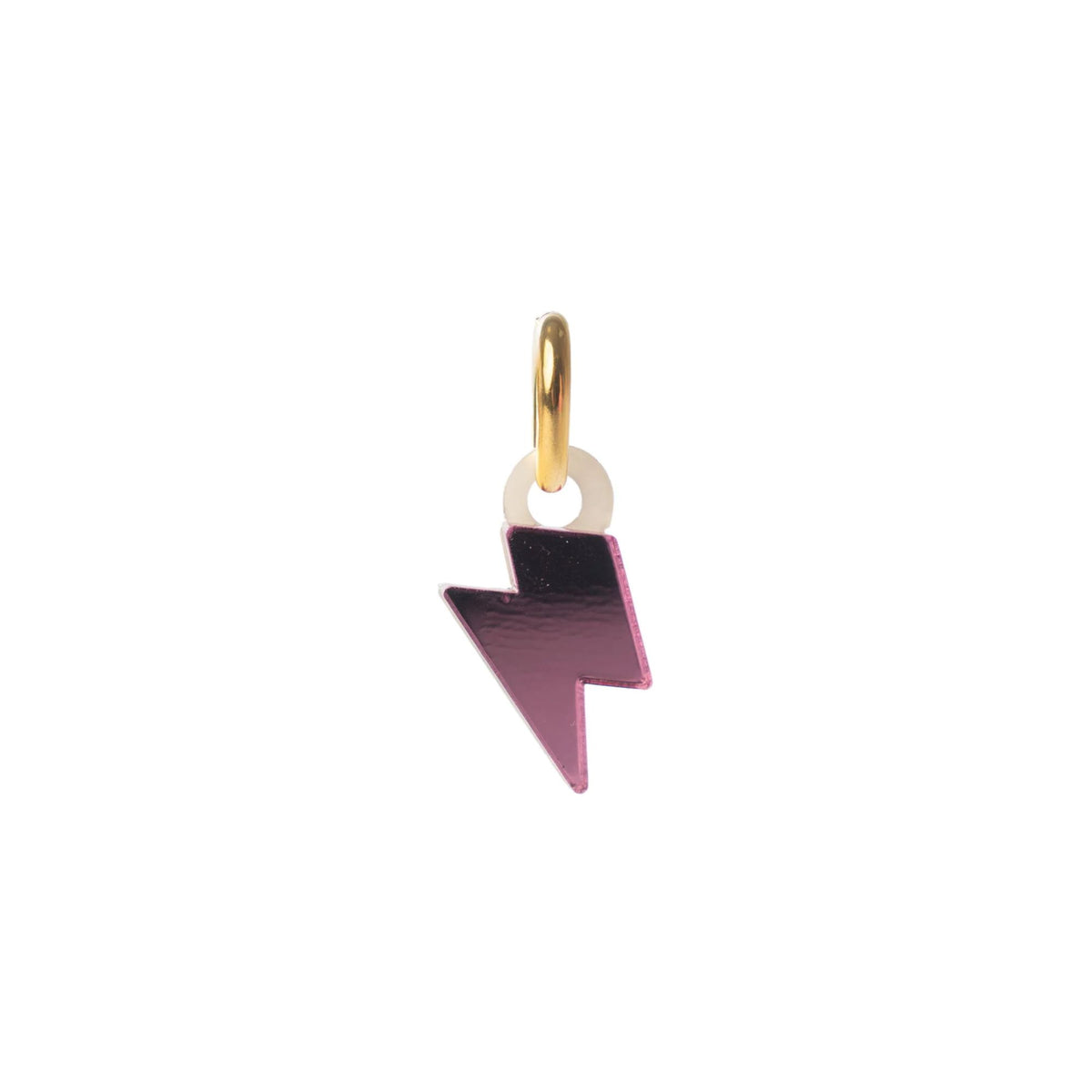 Weezy Pop Pink Lightning Bolt Charm