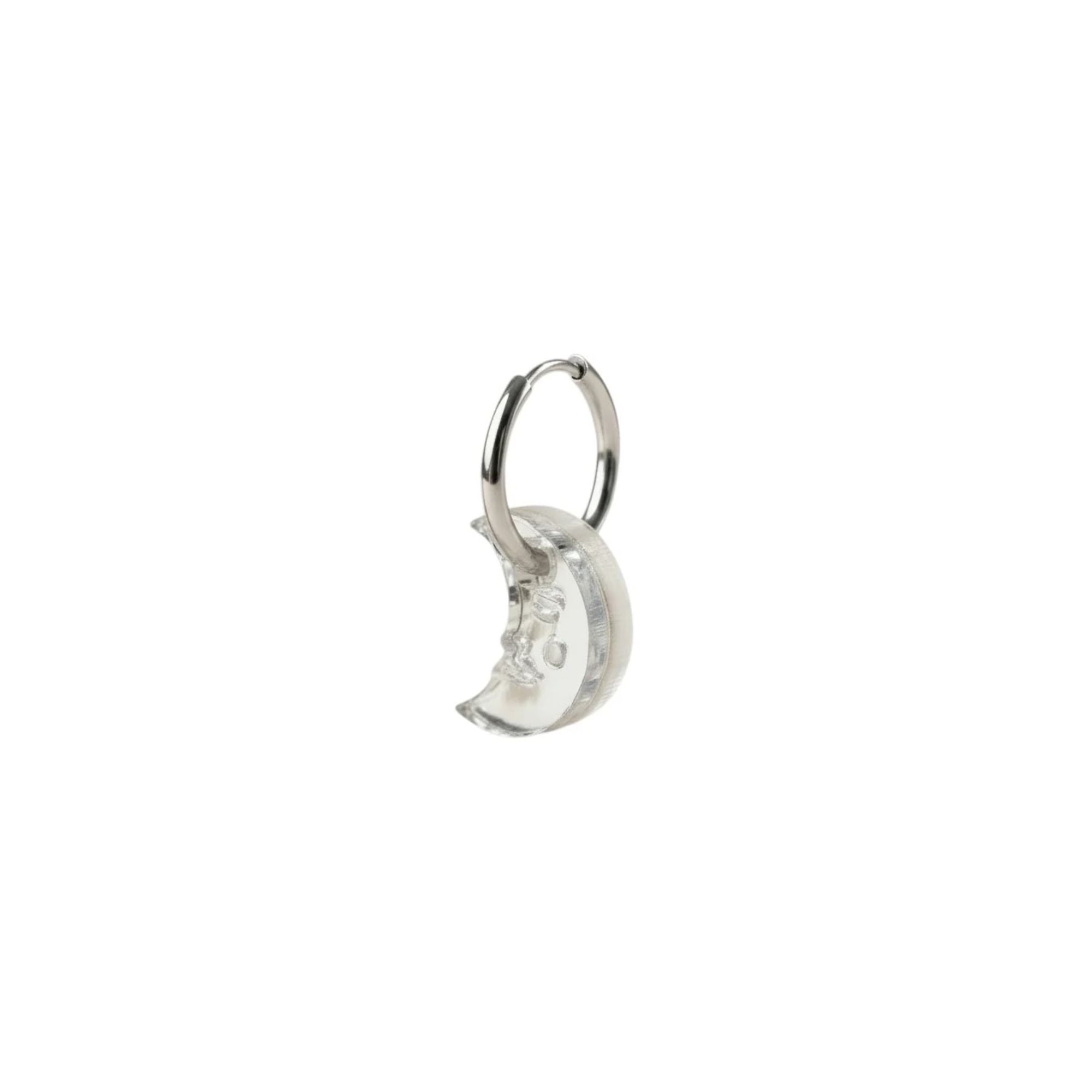 Weezy Pop Silver Moon Charm