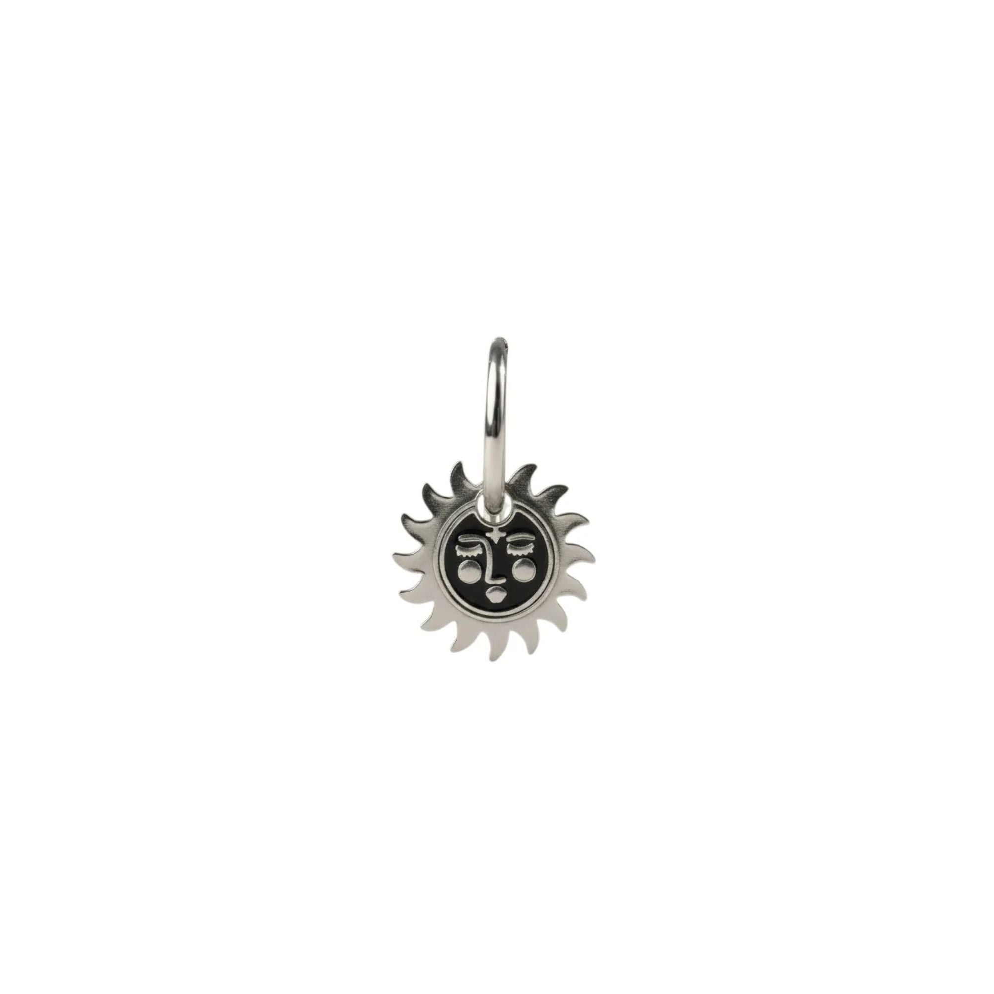 Weezy Pop Silver Sun Charm