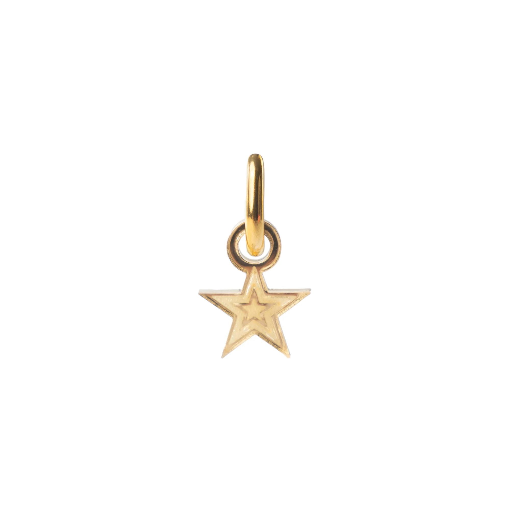 Weezy Pop Small Gold Star Charm