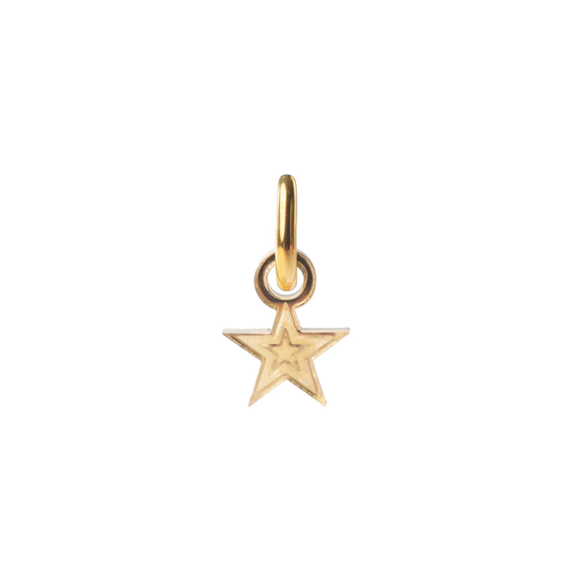 Weezy Pop Small Gold Star Charm