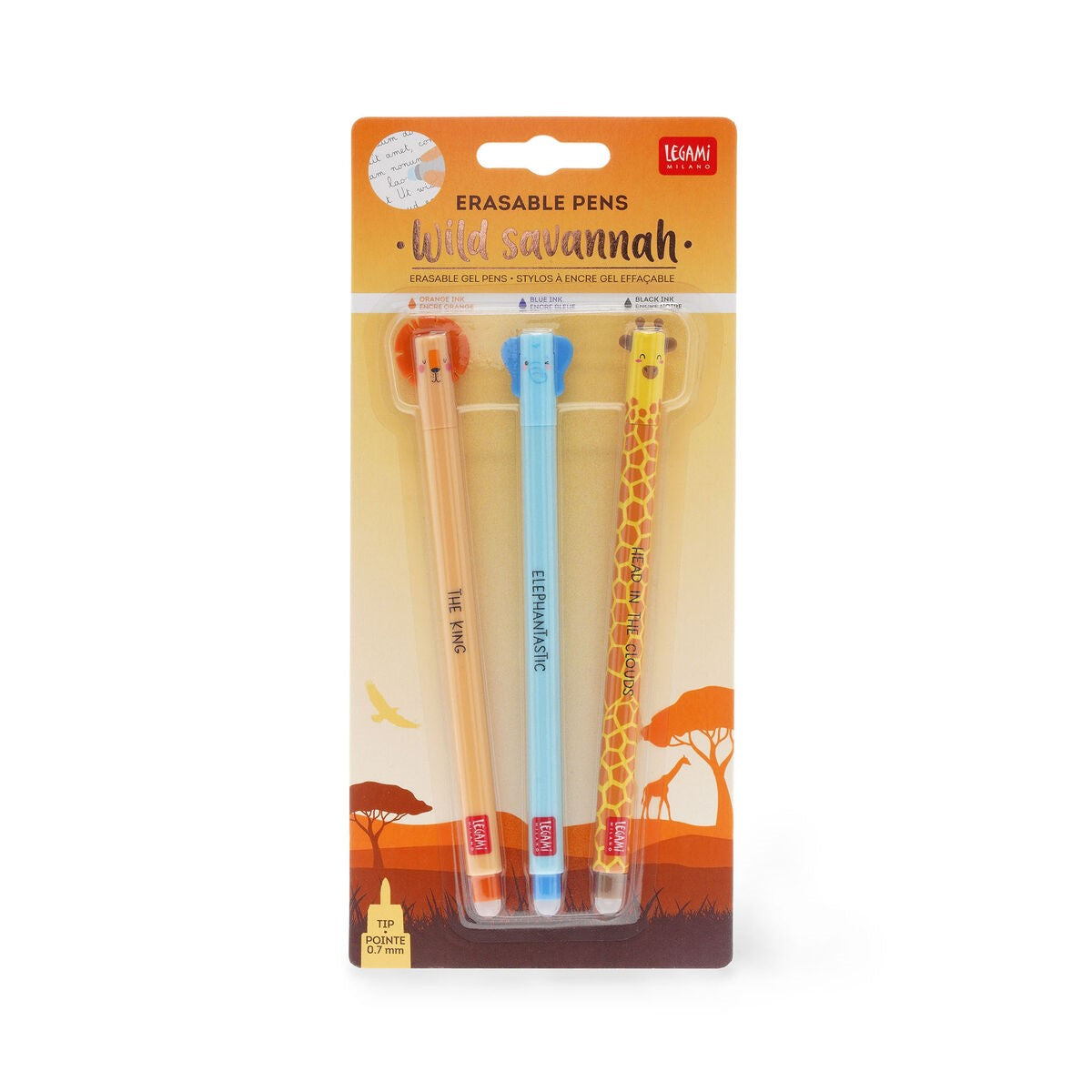 Wild Savannah Erasable Pen Set