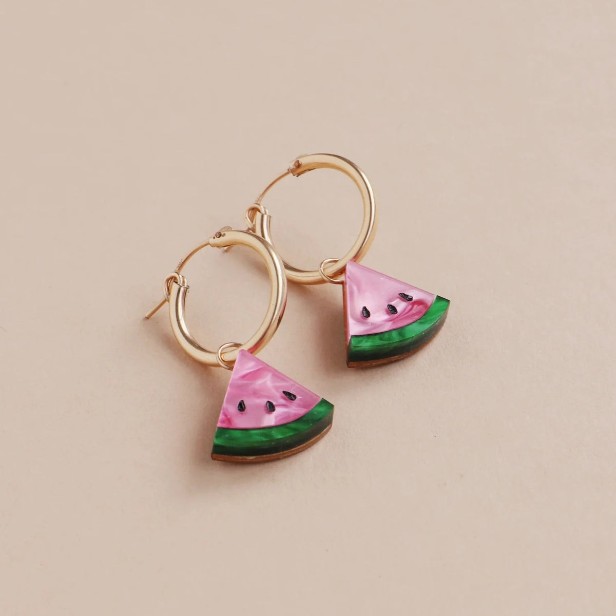 Wolf and Moon Watermelon Hoops