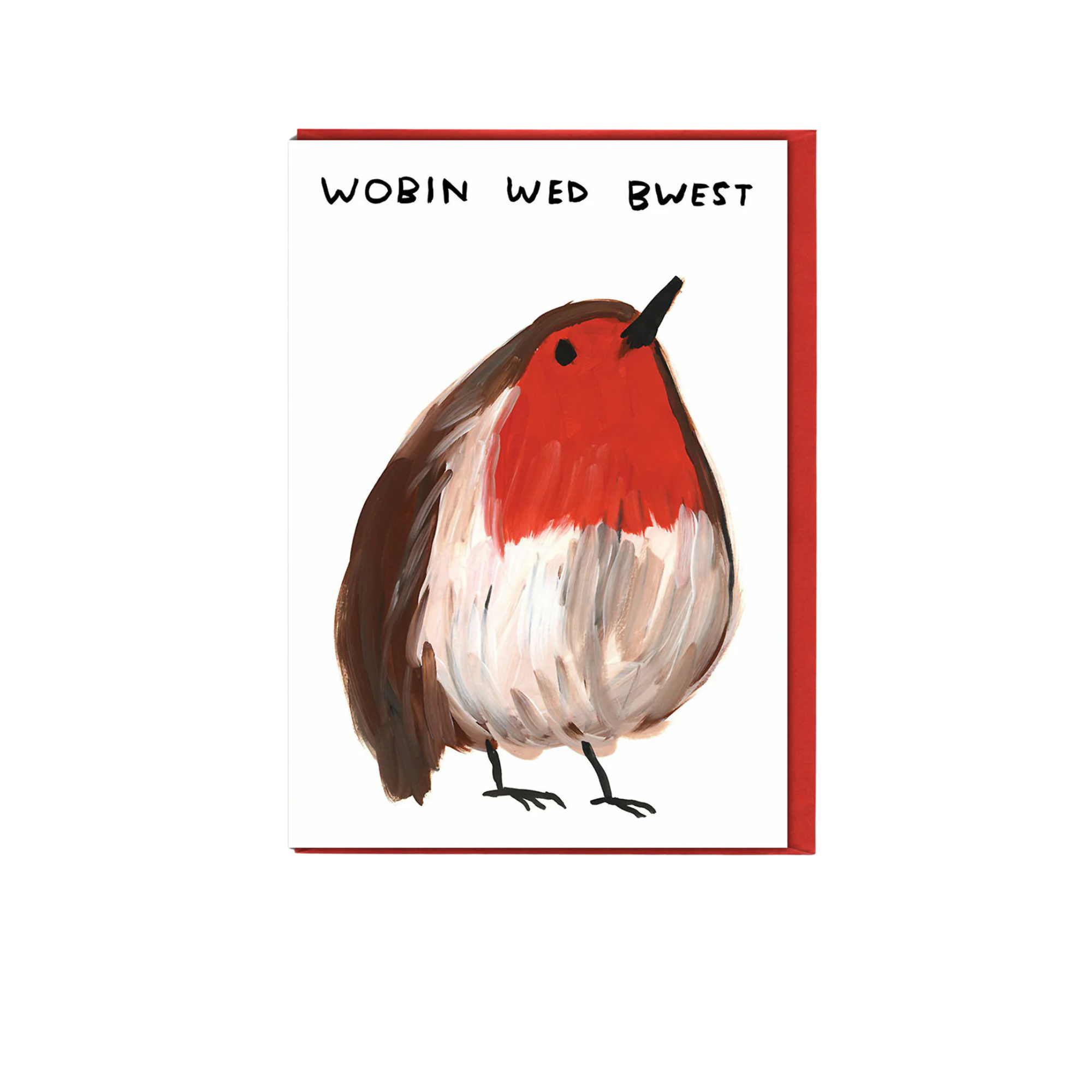 Wobin Wed Bwest Christmas Card