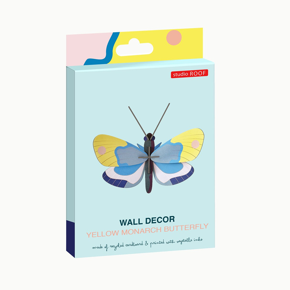 Studio Roof Yellow Monarch Butterfly Packaging