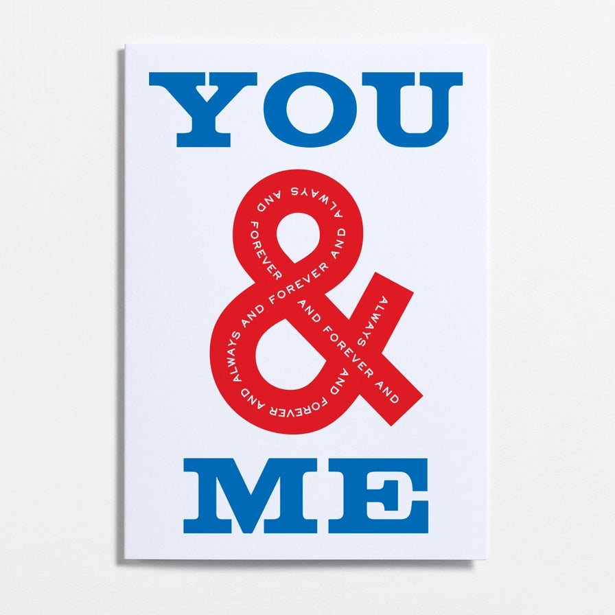 You & Me Forever Greeting Card