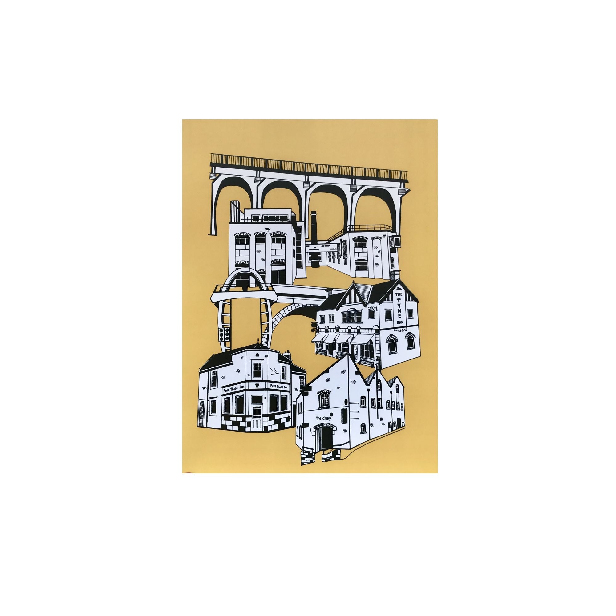 Zoe Cotterill x INNSiDE Ouseburn Pubs Print