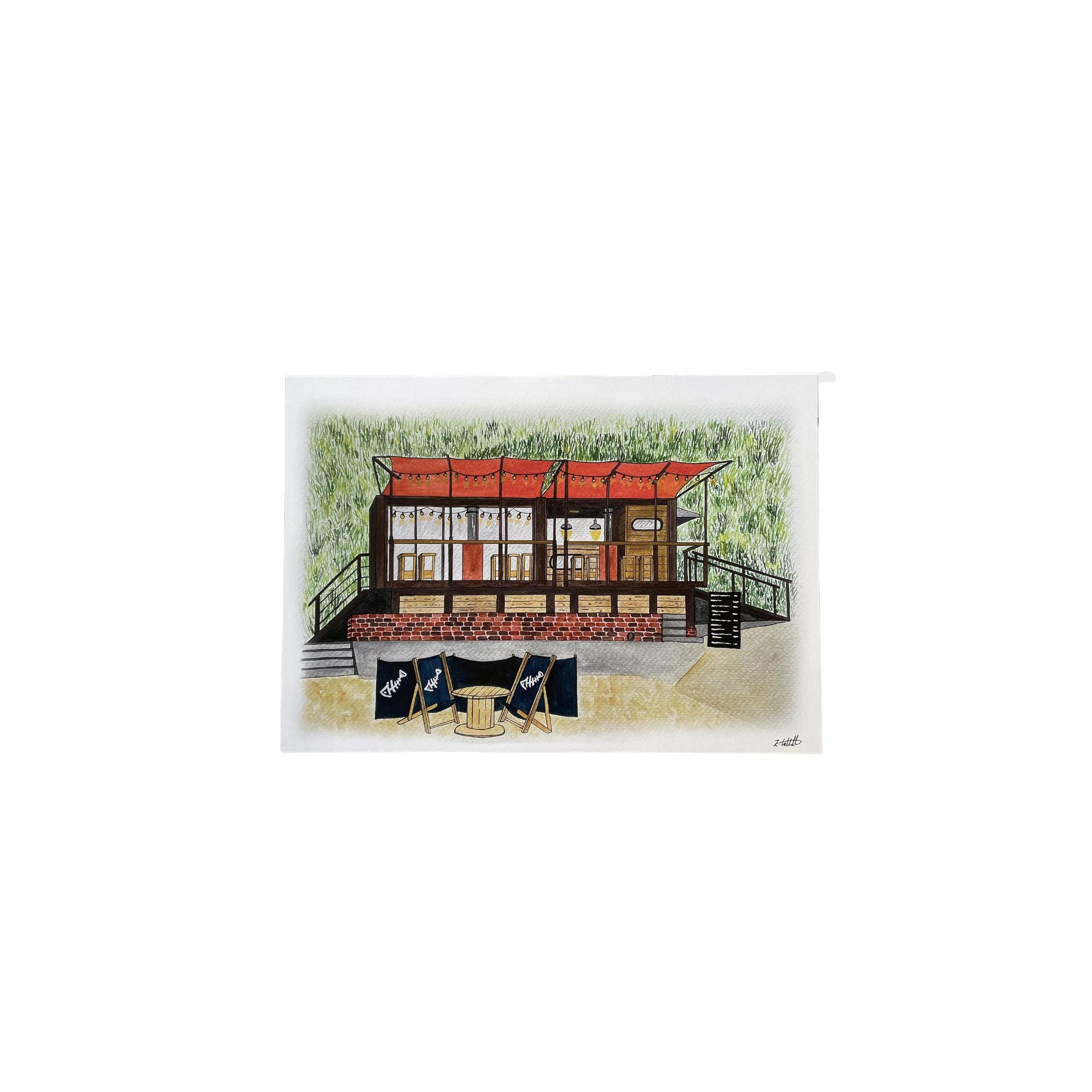 Zoe Cotterill x INNSiDE Rileys Fish Shack Print