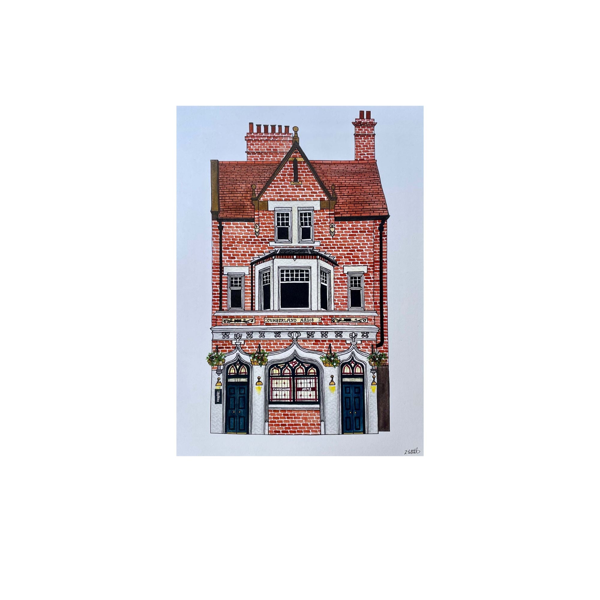 Zoe Cotterill x INNSiDE The Cumberland Arms Tynemouth Print