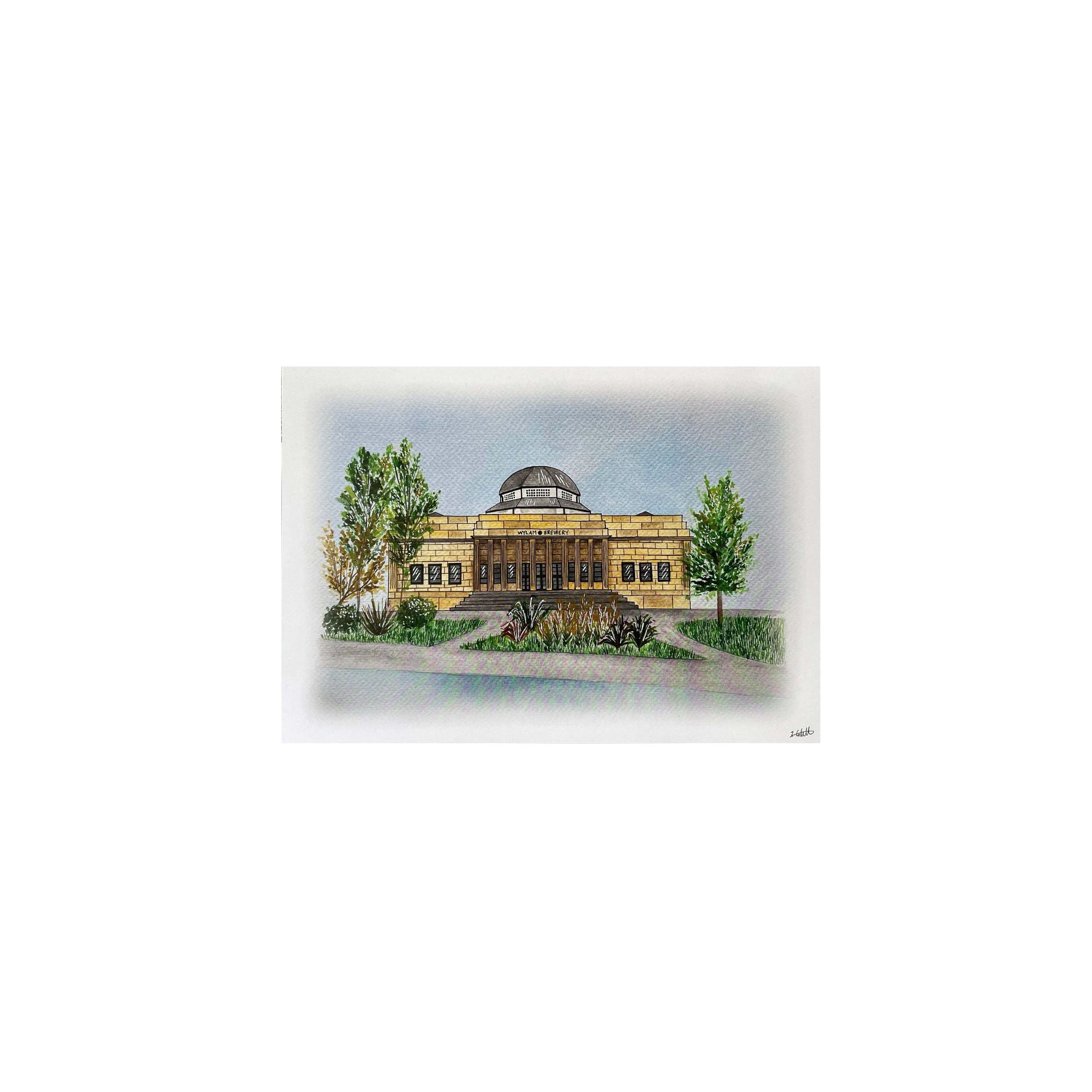 Zoe Cotterill x INNSiDE Wylam Brewery Print