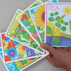 Printer Johnson Seed Packet Postcard Pack