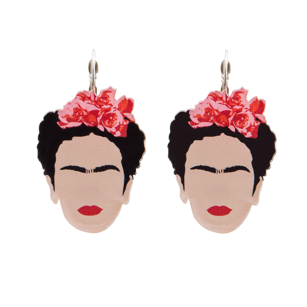 Frida Kahlo Acrylic Earrings