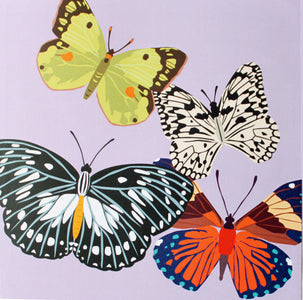 Four Butterflies Pop Out Card