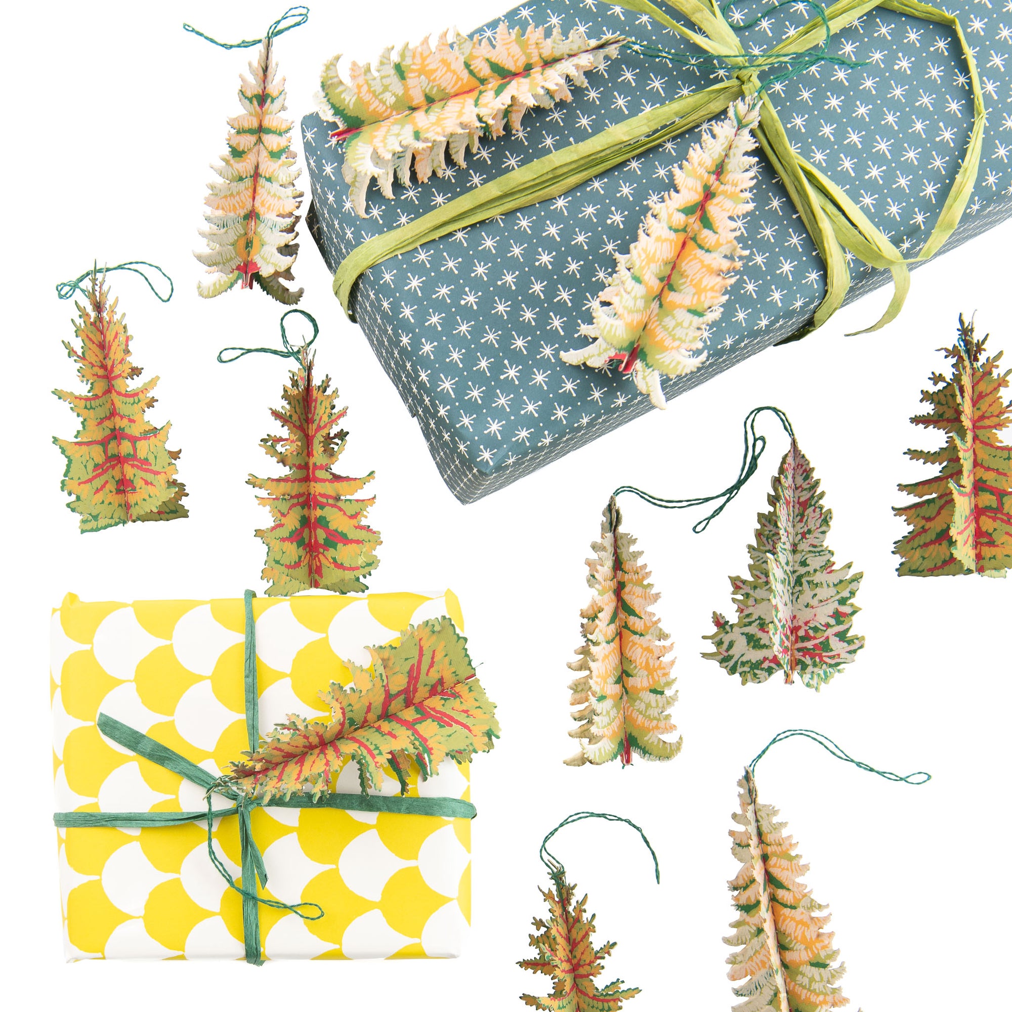 Forest Paper Decorations Wrapping