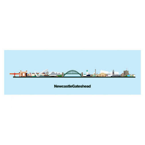 Newcastle Gateshead Skyline Magnet