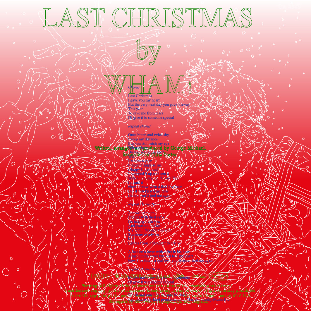 Last Christmas by Wham Print
