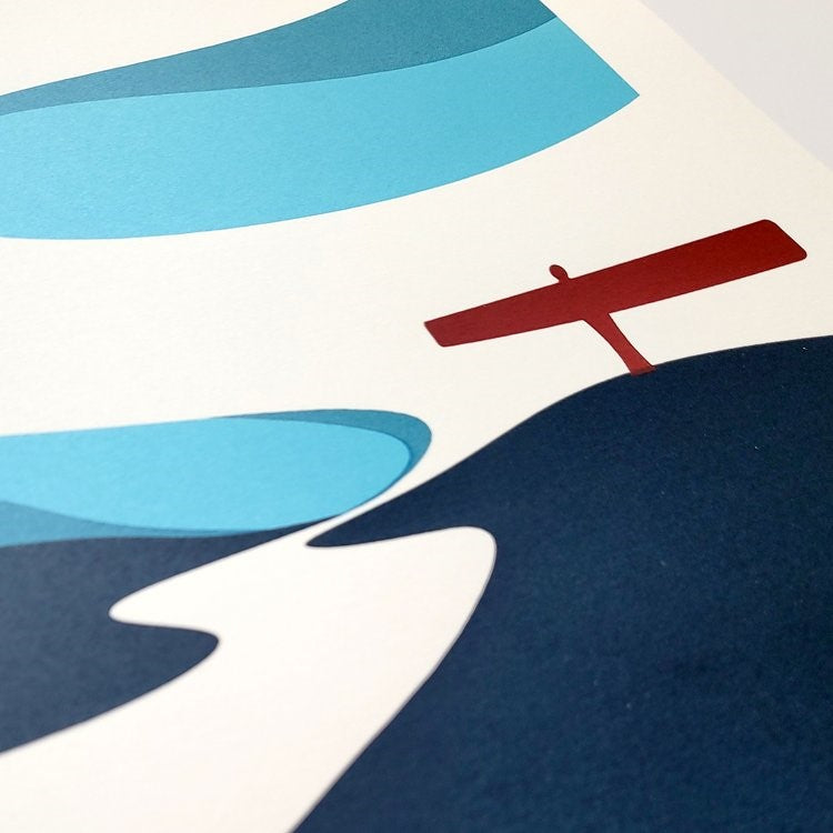 OR8Design Angel of the North Print Detail