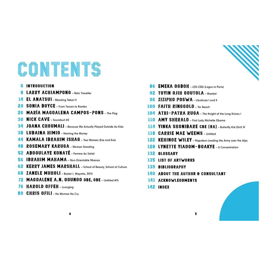 Black Artists Changing the World Contents Page