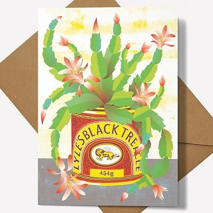 Printer Johnson Black Treacle Greeting Card