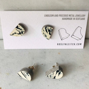 Roslyn Leitch Pattern Bump Earrings