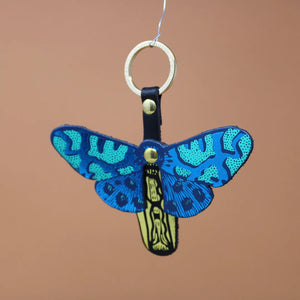 Butterfly Key Fob Turquoise Green