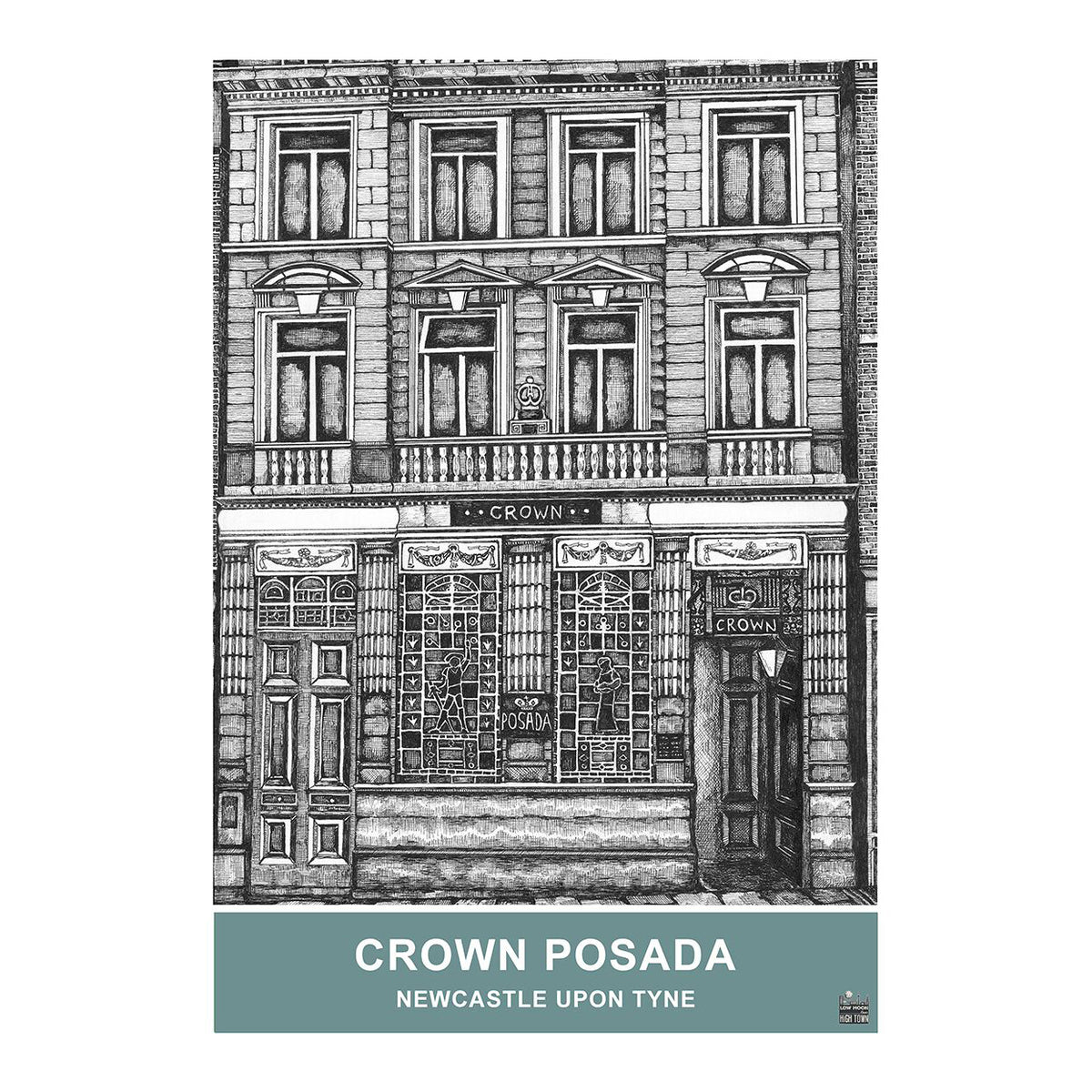 Ben Holland Crown Posada Print with Band