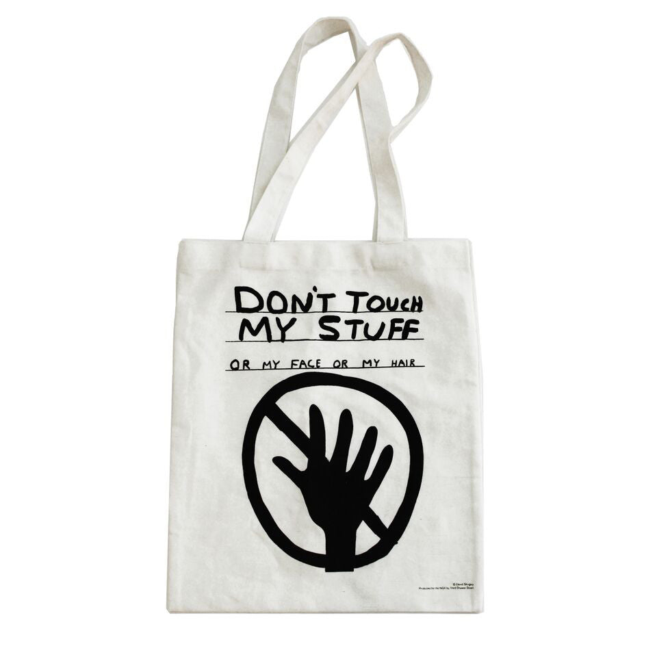 David Shrigley Don't Touch My Stuff Tote Bag