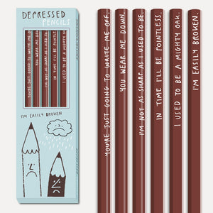 Urban Graphic Depressed Pencils