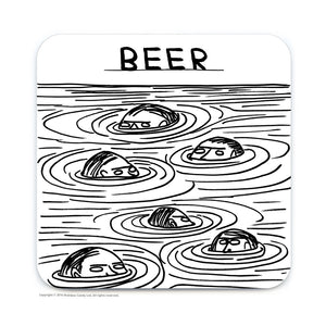 David Shrigley Beer Coaster