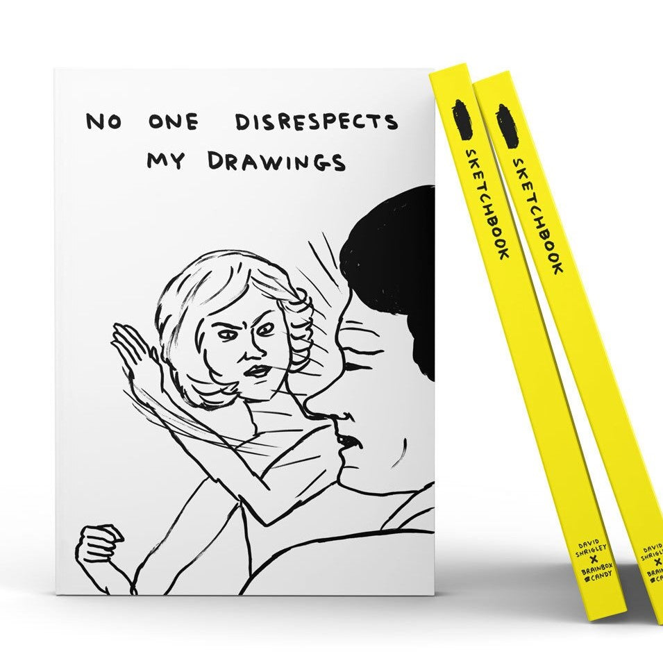 David Shrigley No One Disrespects My Drawings A5 Sketchbook