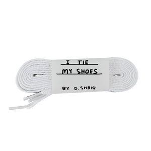 David Shrigley Shoelaces White