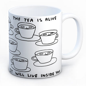 David Shrigley The Tea is Alive Mug