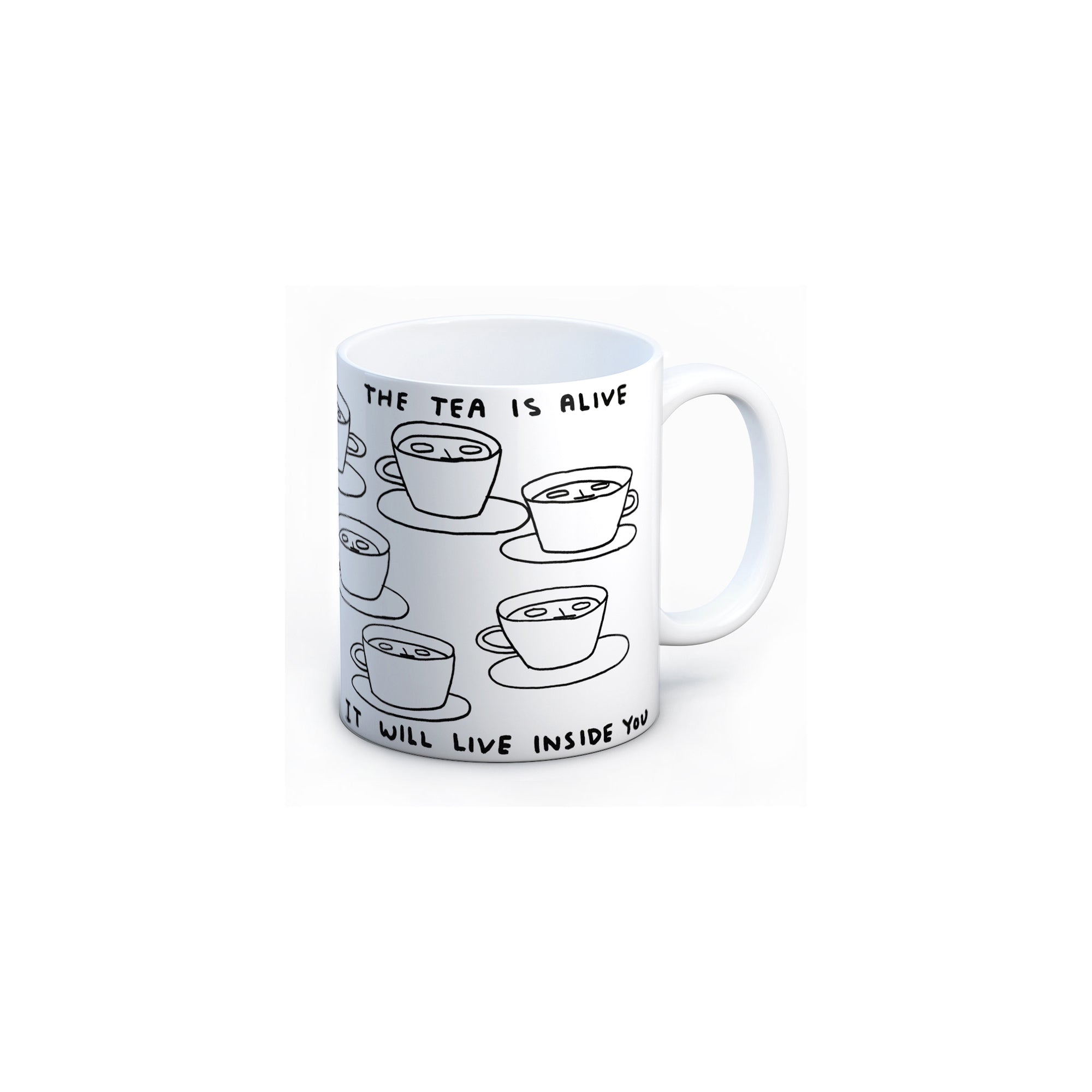 David Shrigley Tea is Alive Mug