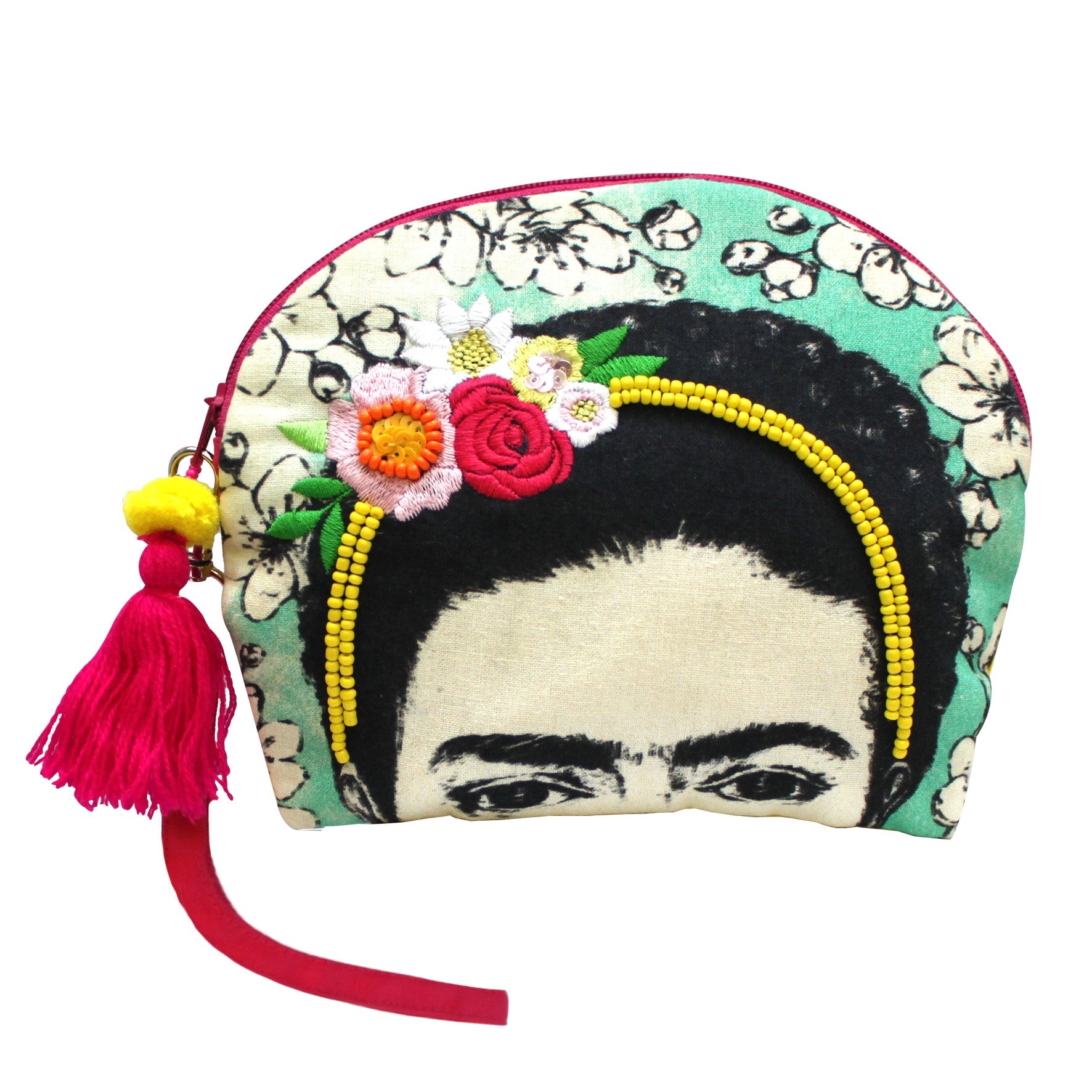 Frida Kahlo Eyes Makeup Bag