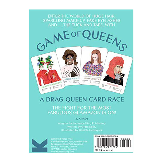 Game of Queens Back of Box