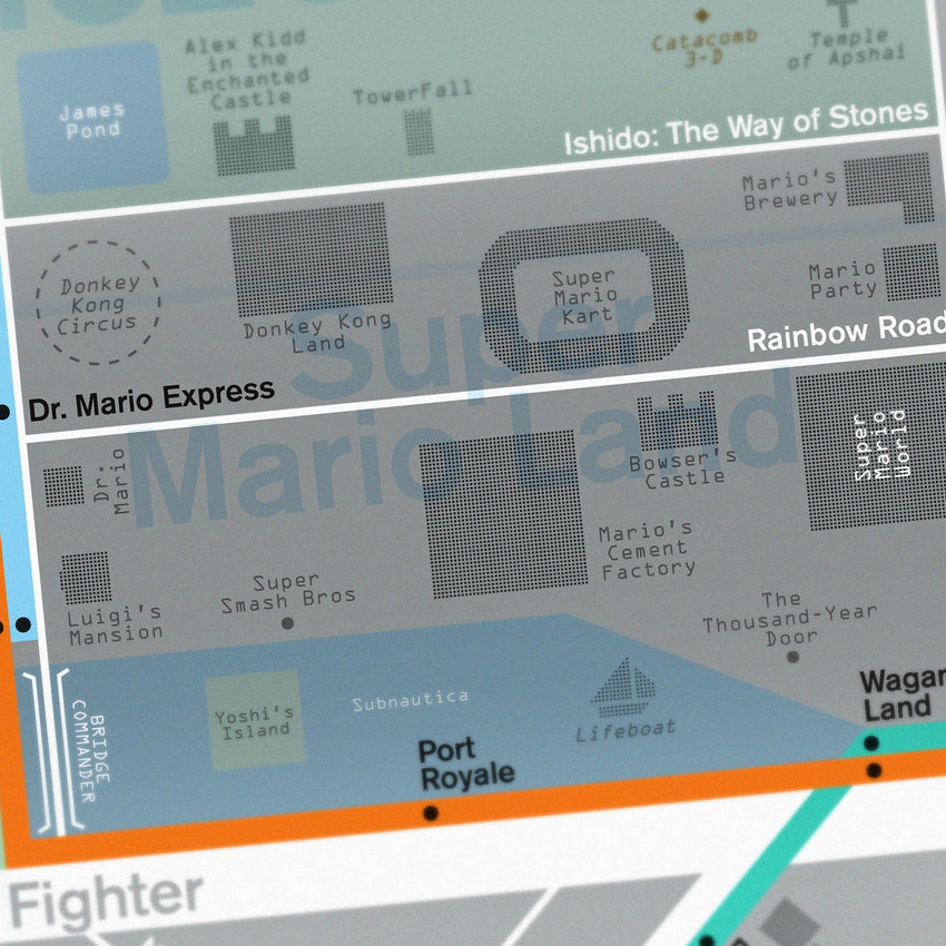 Games Map Super Mario Land Detail