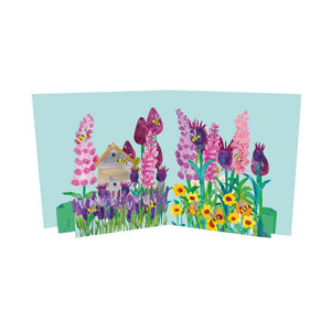 Gardens and Bees Pop Up Card