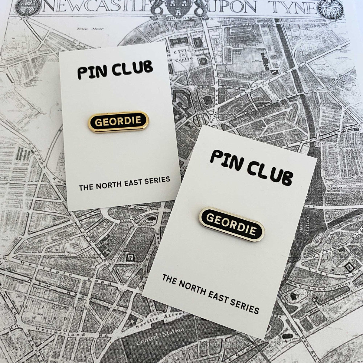 Pin Club Geordie Pin Silver and Gold